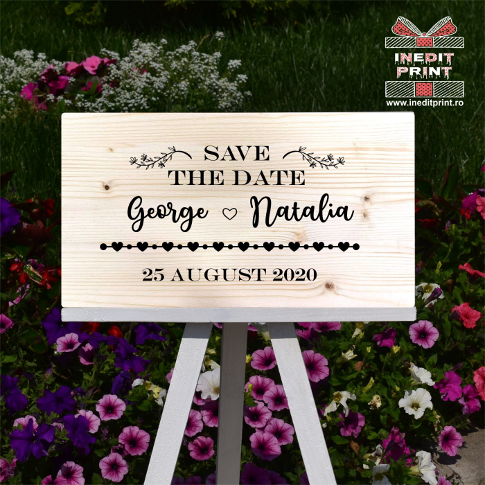 Placuta personalizata Save The Date STD8 [5]