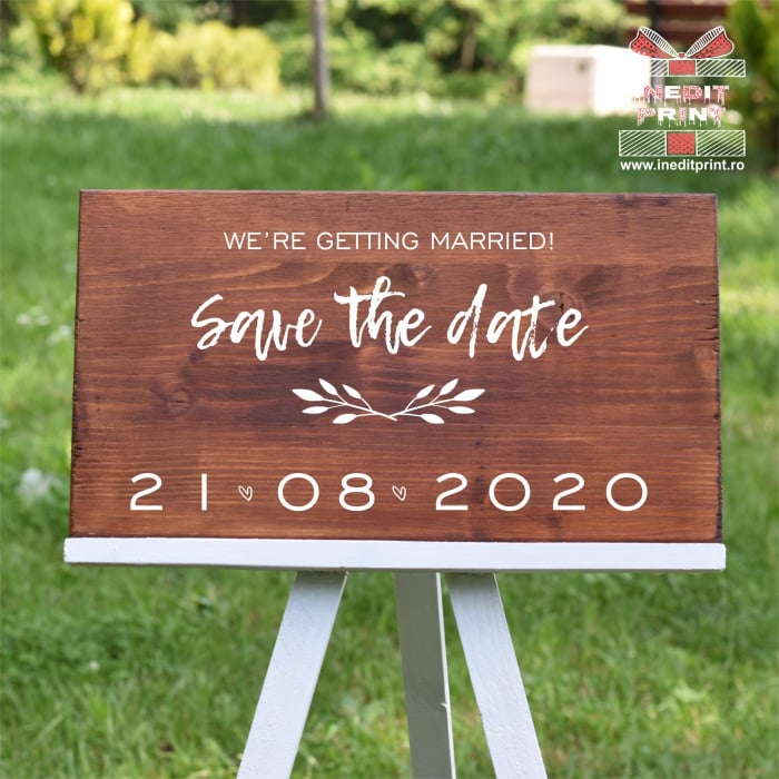 Placuta personalizata Save The Date STD9 [2]