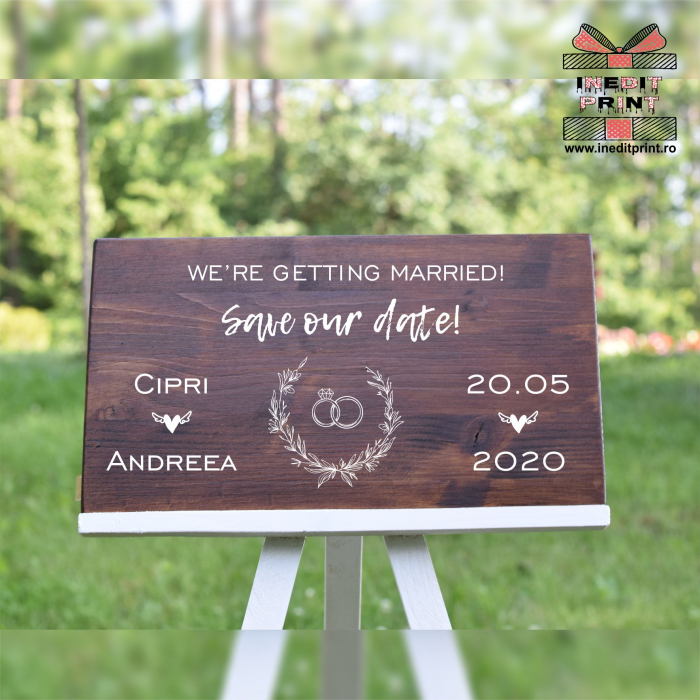 Placuta personalizata Save The Date STD10 [4]