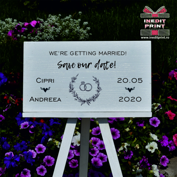 Placuta personalizata Save The Date STD10 [2]