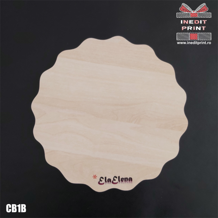 Platou Personalizat ondulat bej CB1B [3]
