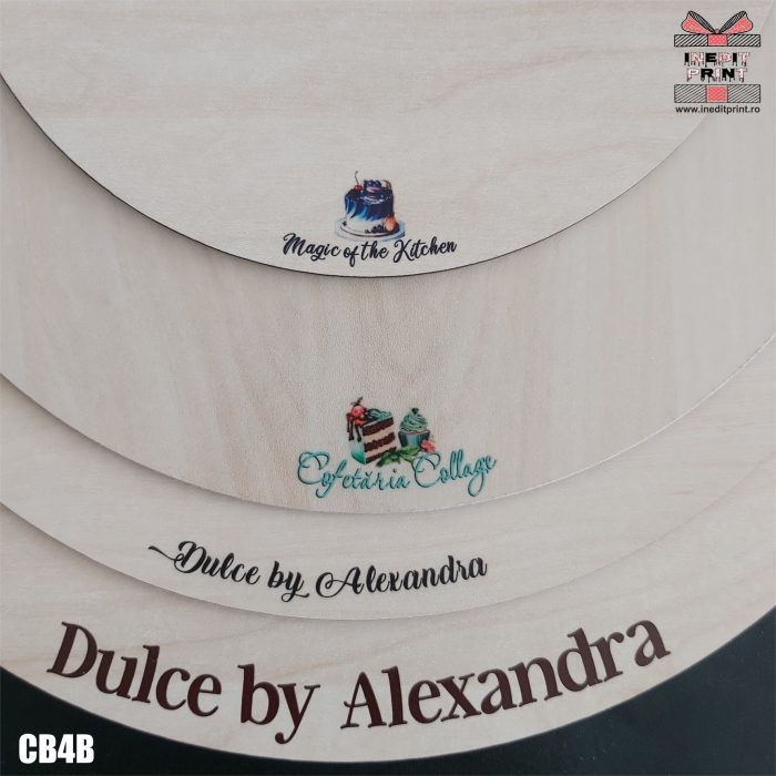Platou Personalizat rotund bej CB4B [4]