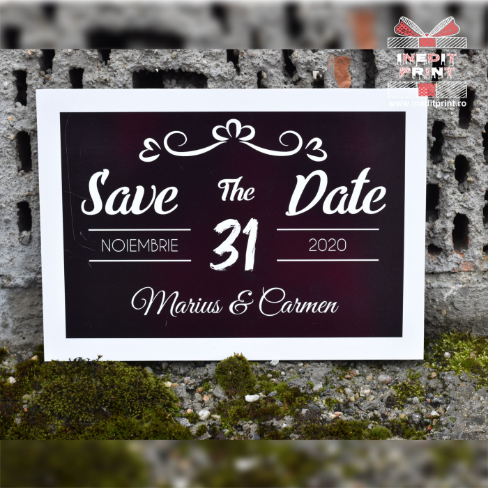 Placuta personalizata Save The Date STD4 [2]