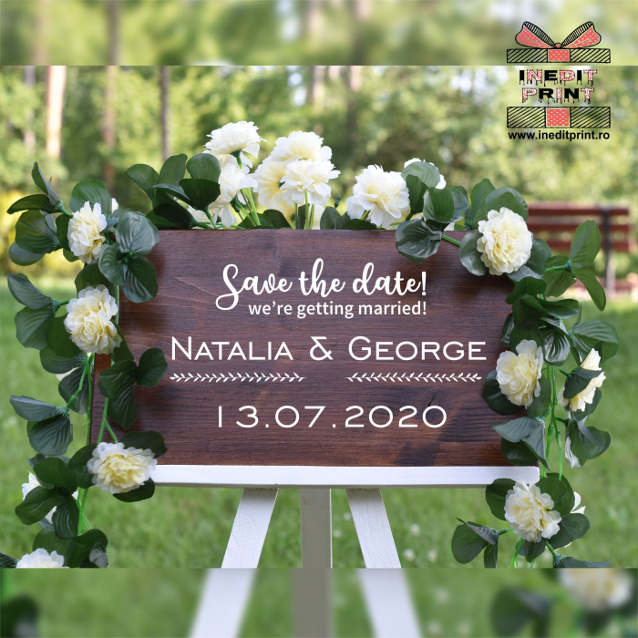 Placuta personalizata Save The Date STD6 [4]
