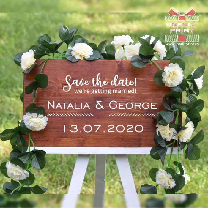 Placuta personalizata Save The Date STD6 [3]