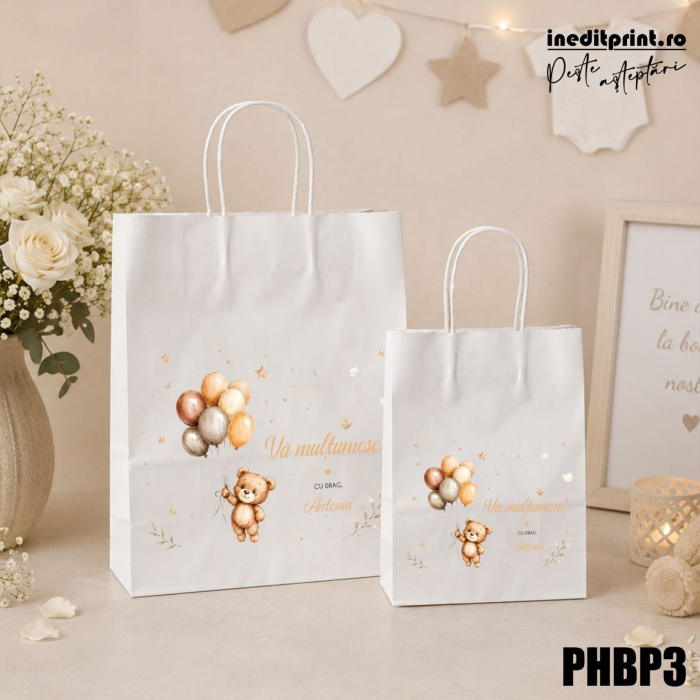 Punga din hartie pentru botez personalizata PHBP3 [2]