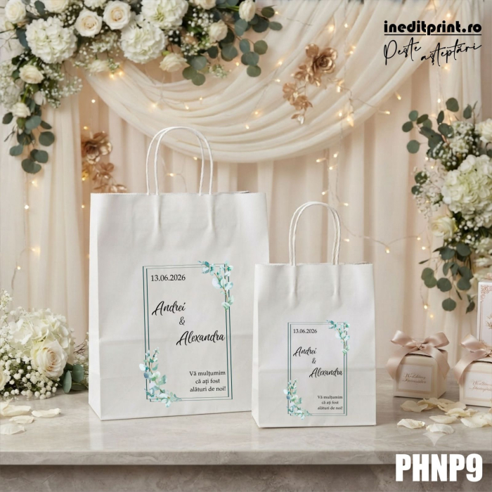 Punga din hartie pentru nunta personalizata PHNP9 [2]