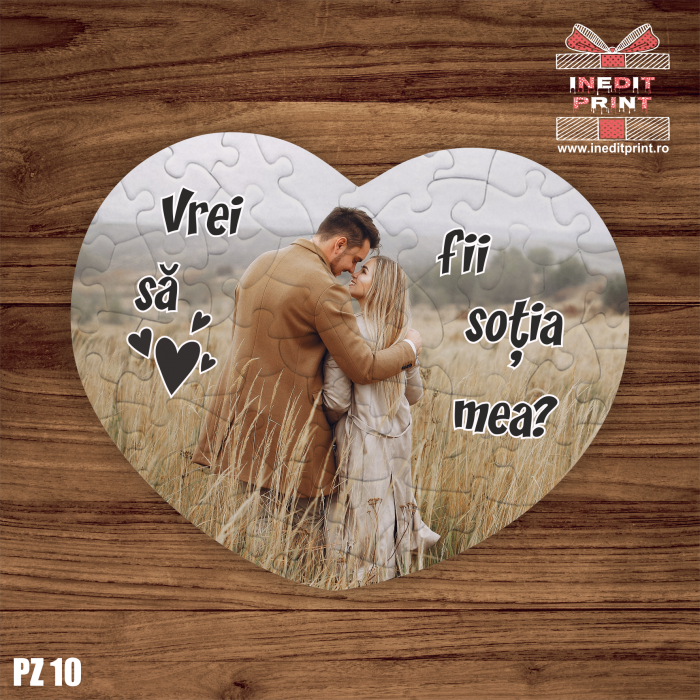 Puzzle personalizat Vrei sa fii sotia mea? PZ10 [2]