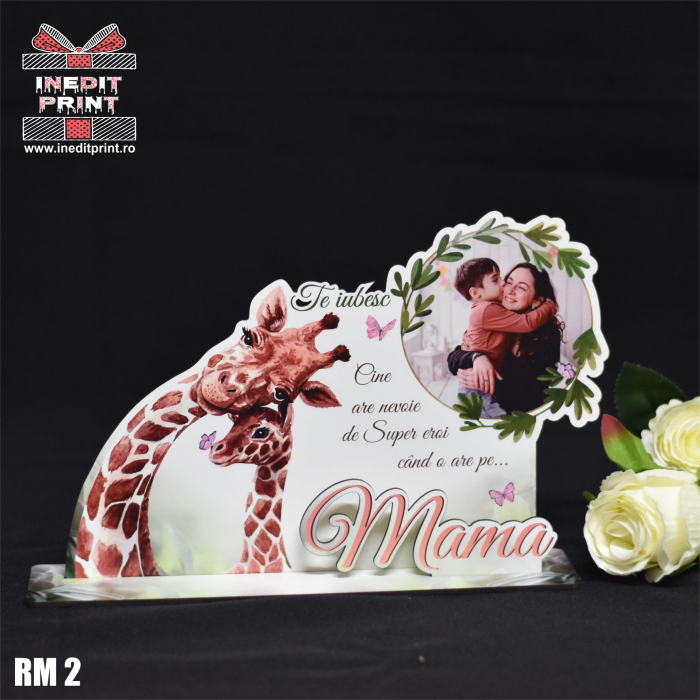 Ramă foto personalizată ”Te iubesc mama” RM2 [2]