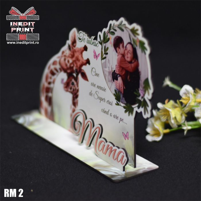 Ramă foto personalizată ”Te iubesc mama” RM2 [6]