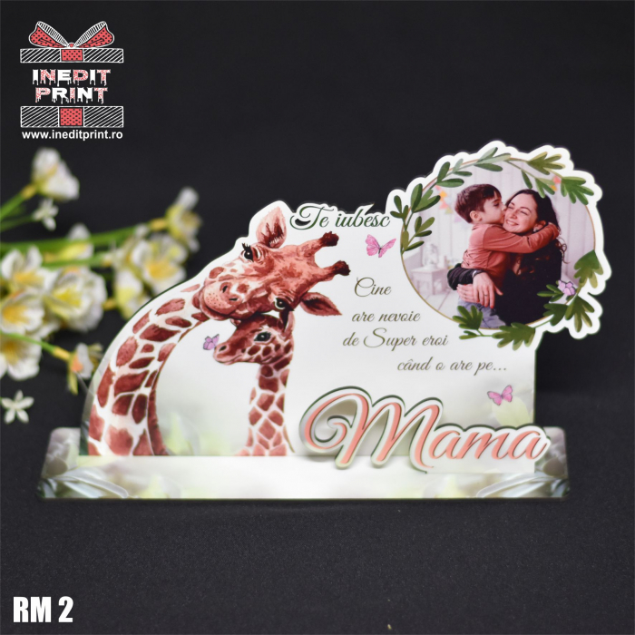 Ramă foto personalizată ”Te iubesc mama” RM2 [5]