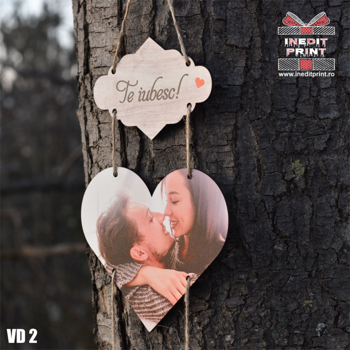 Rama foto personalizata Hearts VD2 [2]