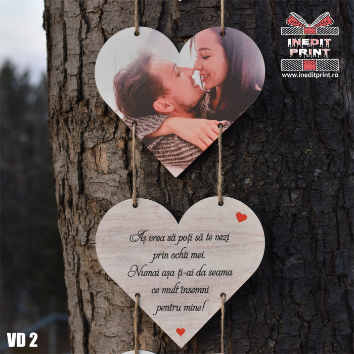 Rama foto personalizata Hearts VD2 [3]