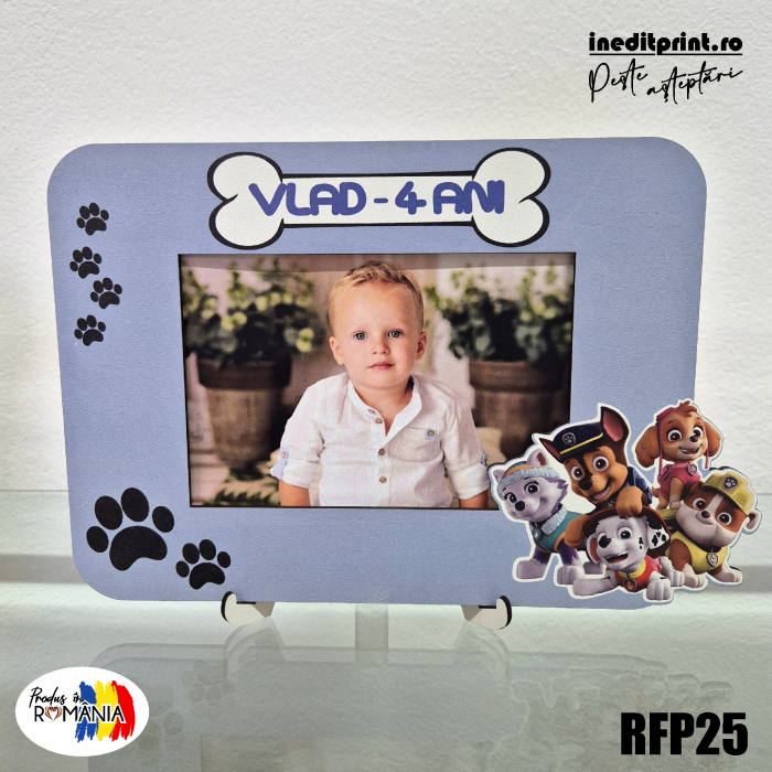 Ramă foto personalizată Patrula Cățelușilor RFP25 [2]