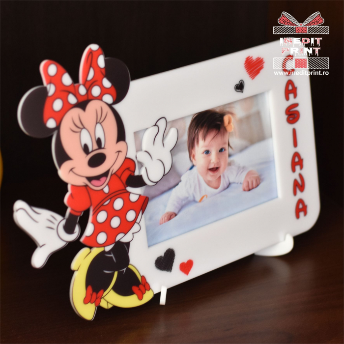 Ramă foto personalizată Minnie Red RFP3 [4]