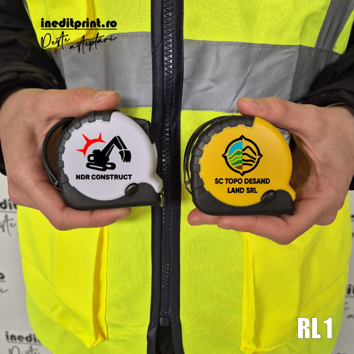 Ruleta personalizata 3m cu text sau logo RL1 [2]