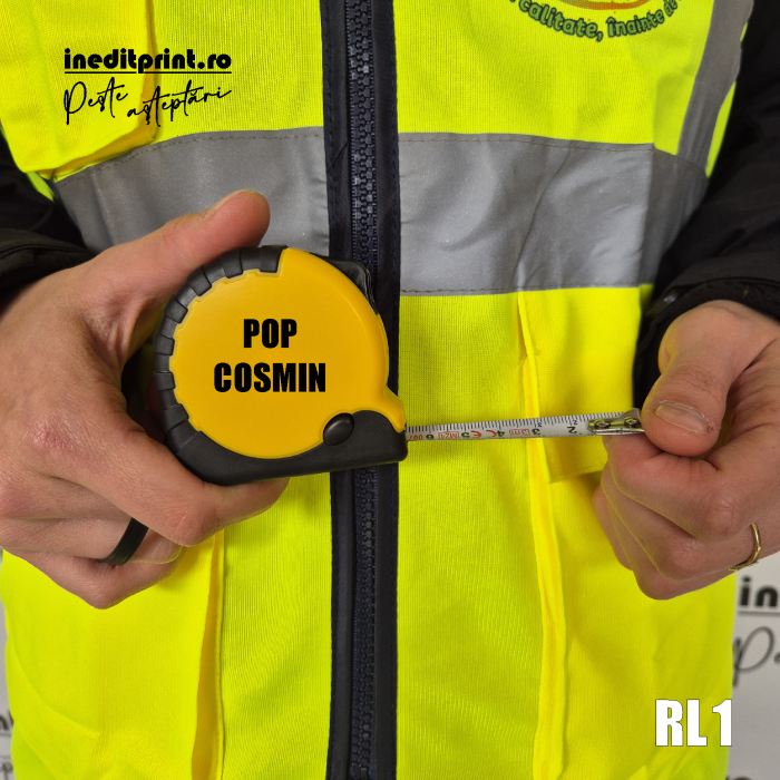 Ruleta personalizata 3m cu text sau logo RL1 [6]