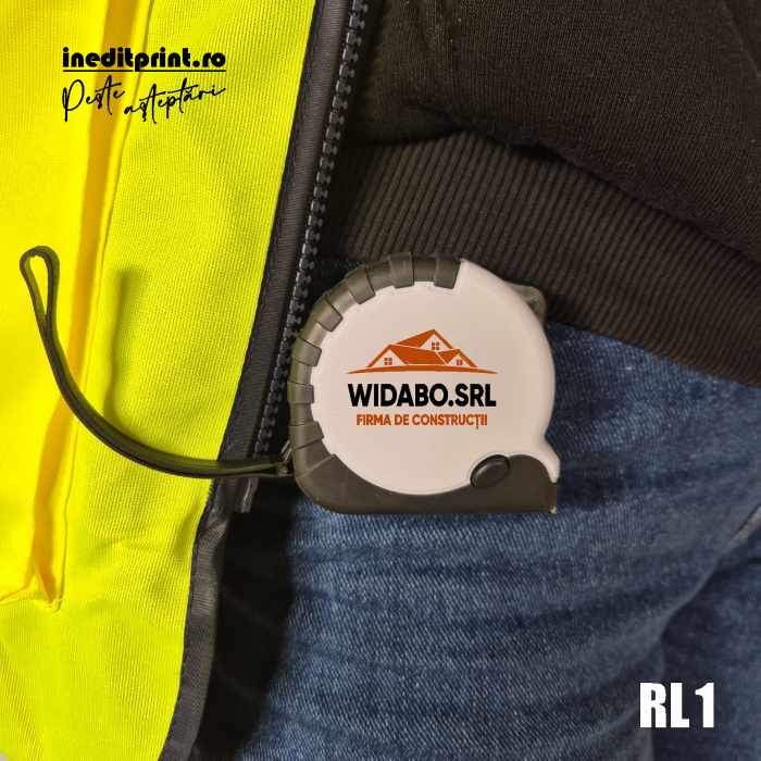 Ruleta personalizata 3m cu text sau logo RL1 [4]
