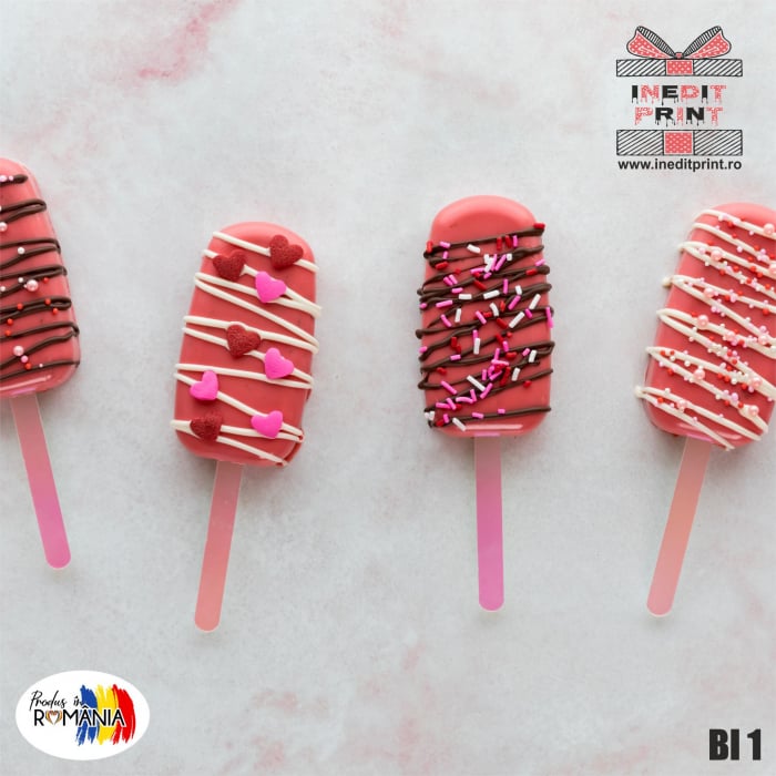 Set 10 betisoare cakesicles/inghetata/cake pops BI1 [10]