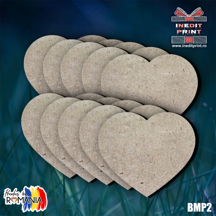 Set blank forma inima BMP2 (10 buc) [2]
