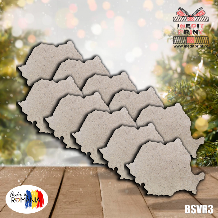 Set blank harta Romaniei BSVR3 (10 buc) [2]
