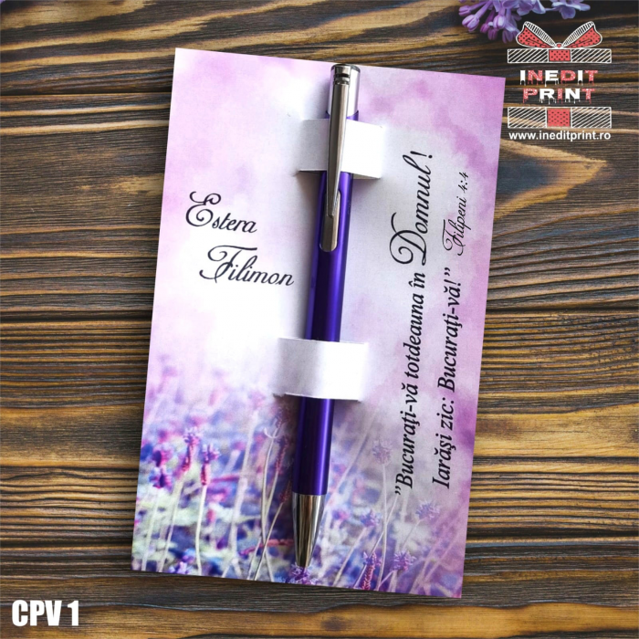 Set Pix + Cartonas personalizat Lavanda CPV1 [2]