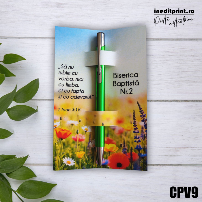 Set Pix + Cartonas personalizat Flori CPV9 [2]