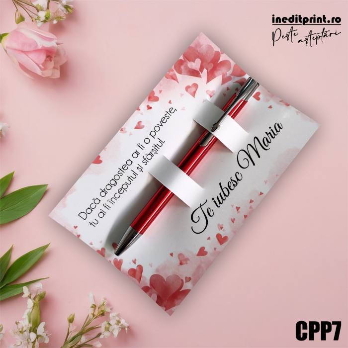 Set Pix + Cartonas personalizat Te iubesc CPP7 [1]