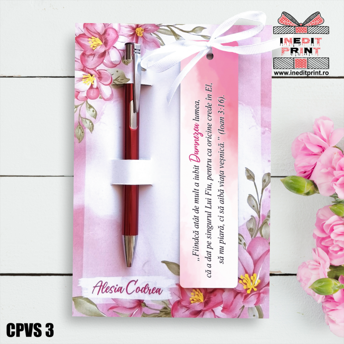 Set Pix + Cartonas + Semn de carte Pink CPVS3 [2]