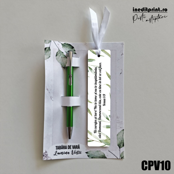 Set Pix + Cartonas + Semn de carte personalizat pentru Tabara CPVS7 [2]