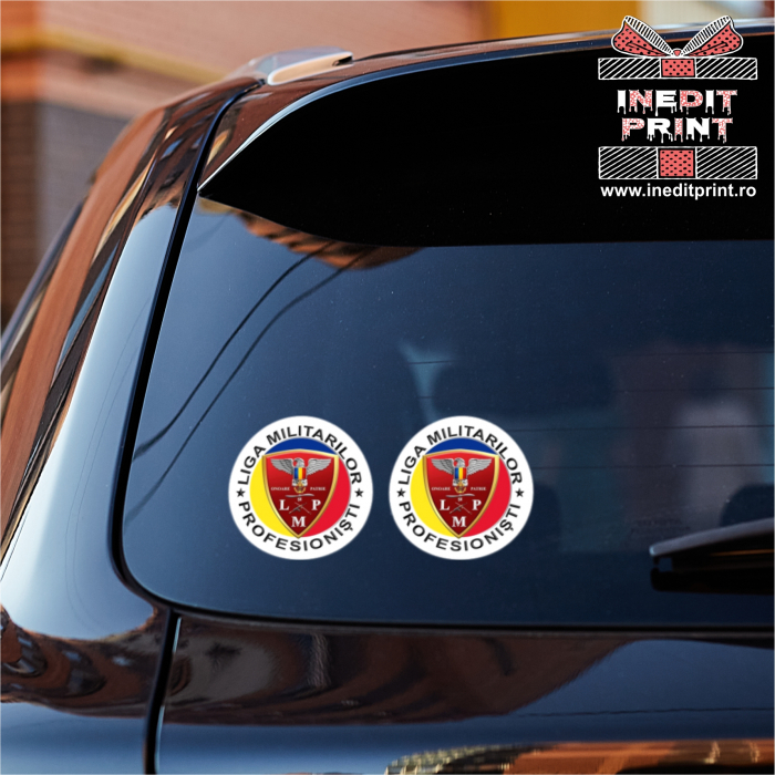 Set de Stickere Auto LMP - Asociația Liga Militarilor Profesioniști [2]