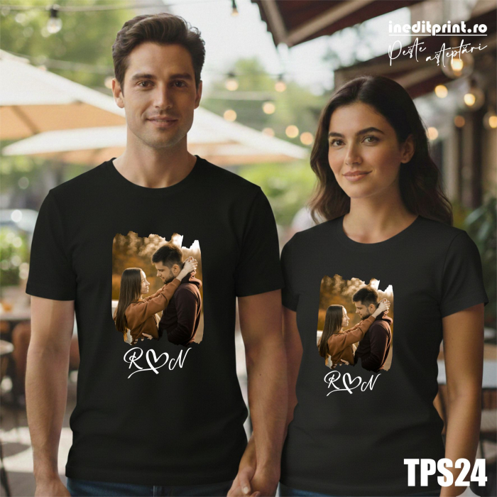 Set tricouri cu fotografie si initiale TPS24 [3]