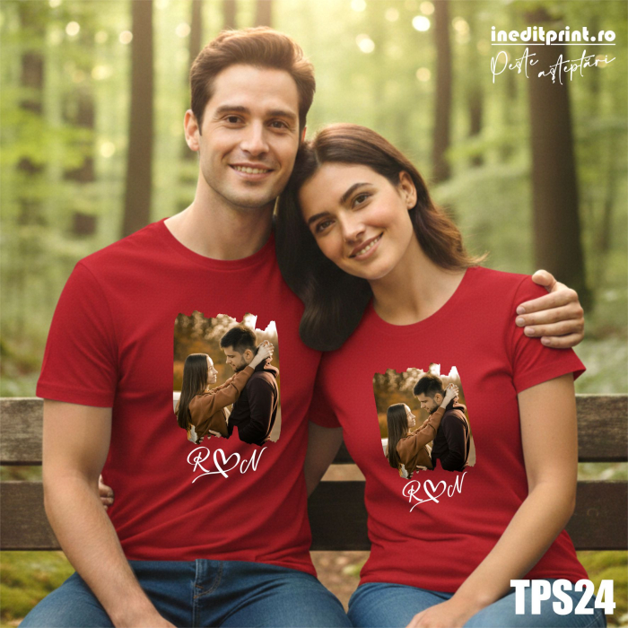 Set tricouri cu fotografie si initiale TPS24 [2]