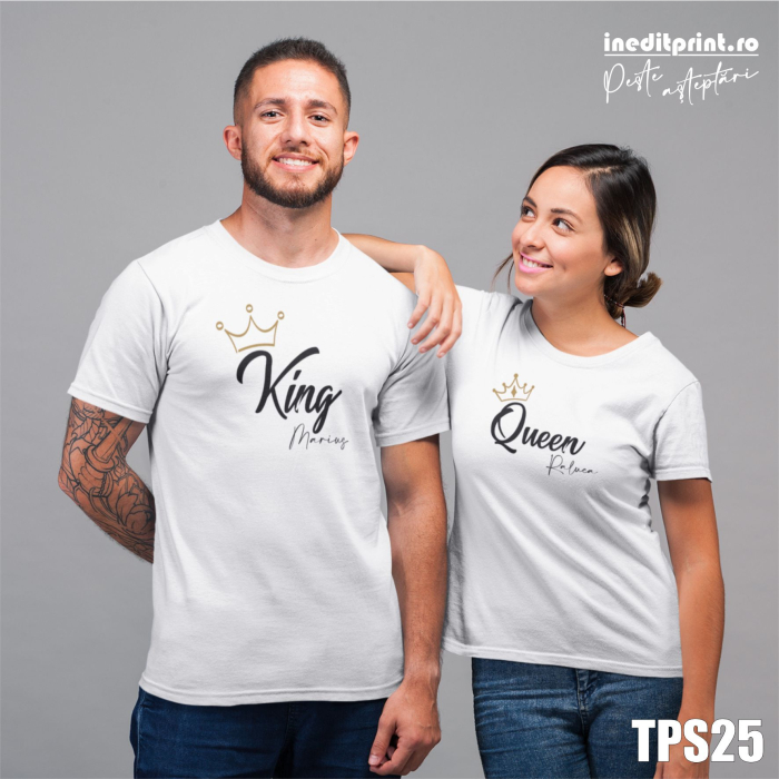 Set tricouri KING - QUEEN TPS25 [2]