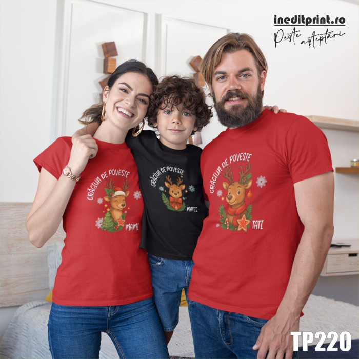 Set tricouri pentru familie de craciun personalizat TP220 [5]