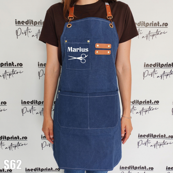 Sort Denim personalizat Coafor sau Frizerie - S62 [1]