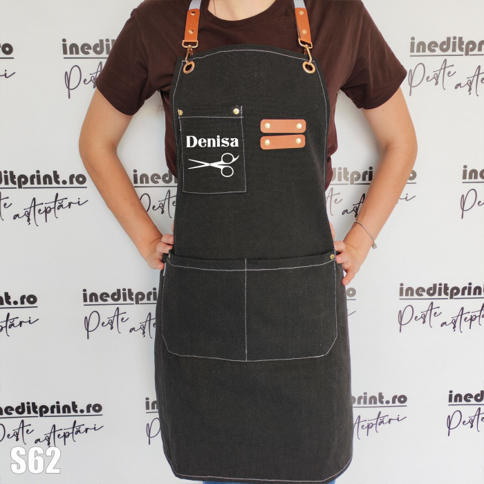Sort Denim personalizat Coafor sau Frizerie - S62 [1]