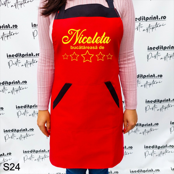 Șorț personalizat Bucătăreasă de 5 stele S24 [5]