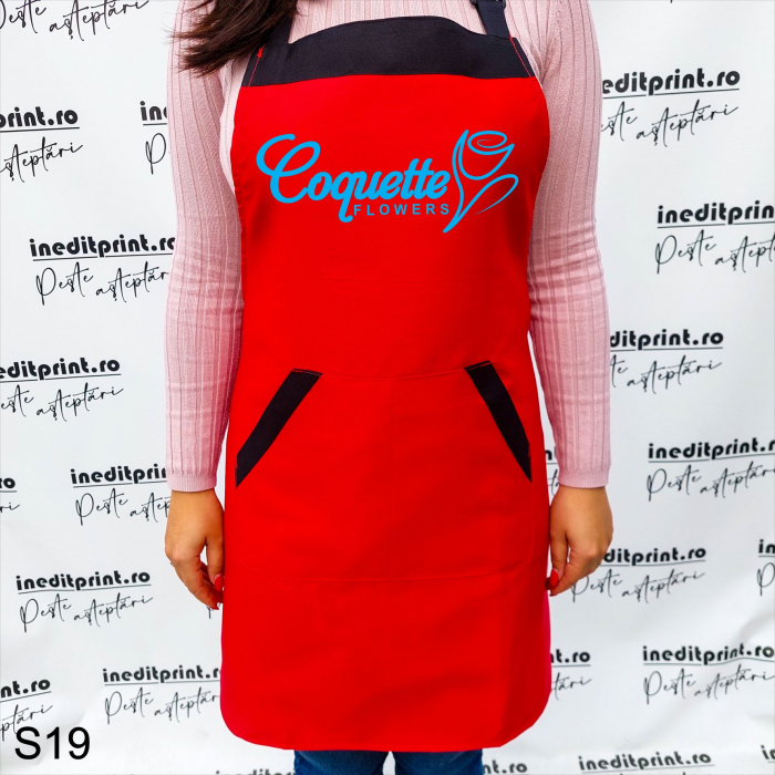 Șorț personalizat Coquette Flowers S19 [6]
