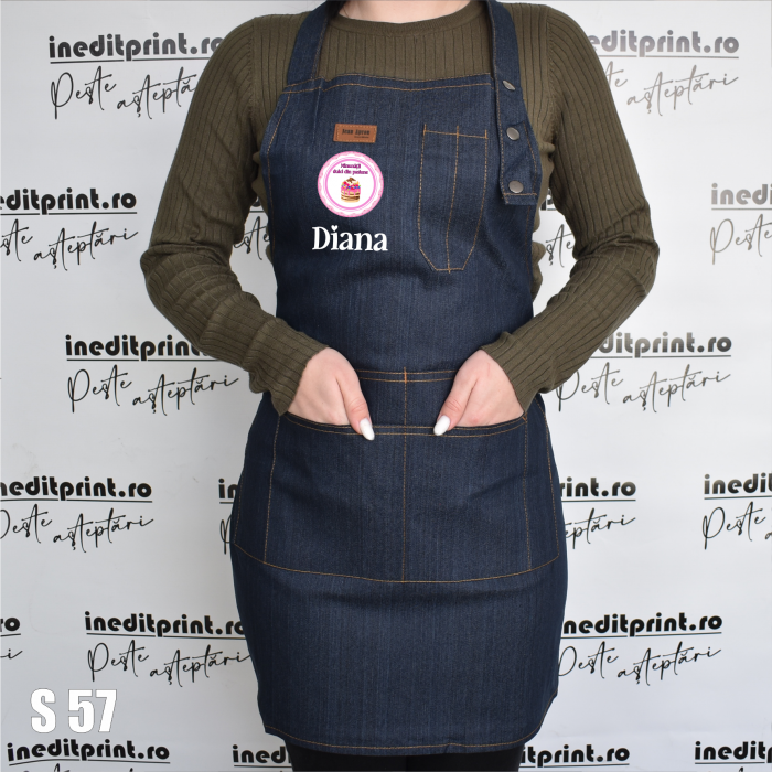 Sort jeans personalizat cu Logo și Nume S57 [1]