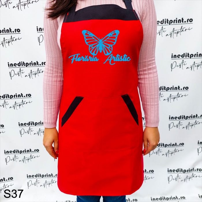 Șorț personalizat Fluture S37 [2]