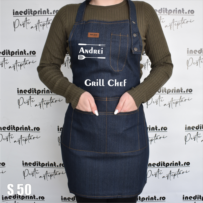 Sort jeans personalizat Grill Chef S50 [1]