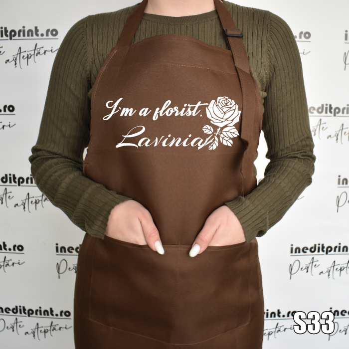 Șorț personalizat I`m florist S33 [8]