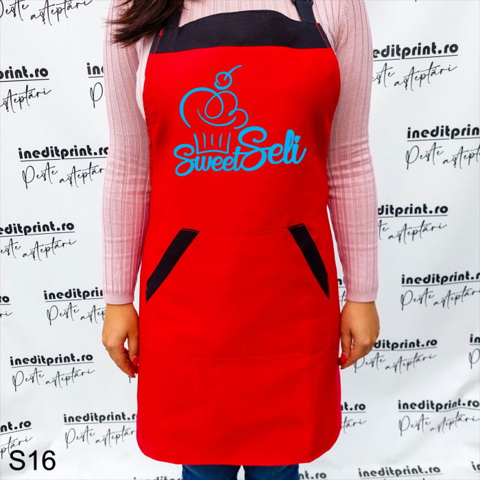 Șorț personalizat Sweet S16 [4]