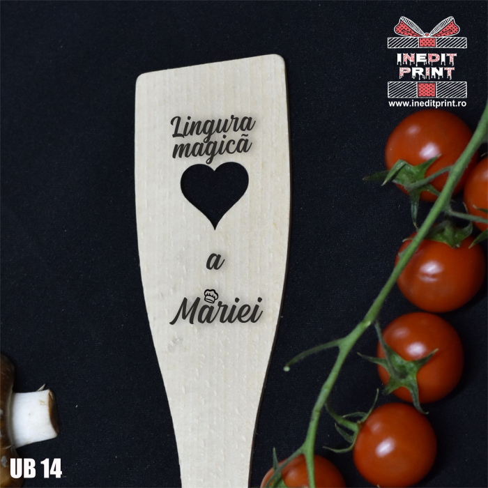 Spatulă cu inimă  personalizată  Magic UB14 [2]