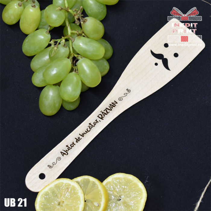 Spatulă cu mustață personalizată Ajutor de bucătar UB21 [2]