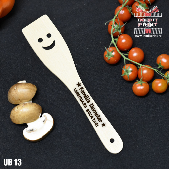 Spatulă cu zâmbet personalizată Legendarii Bucătari UB13 [2]