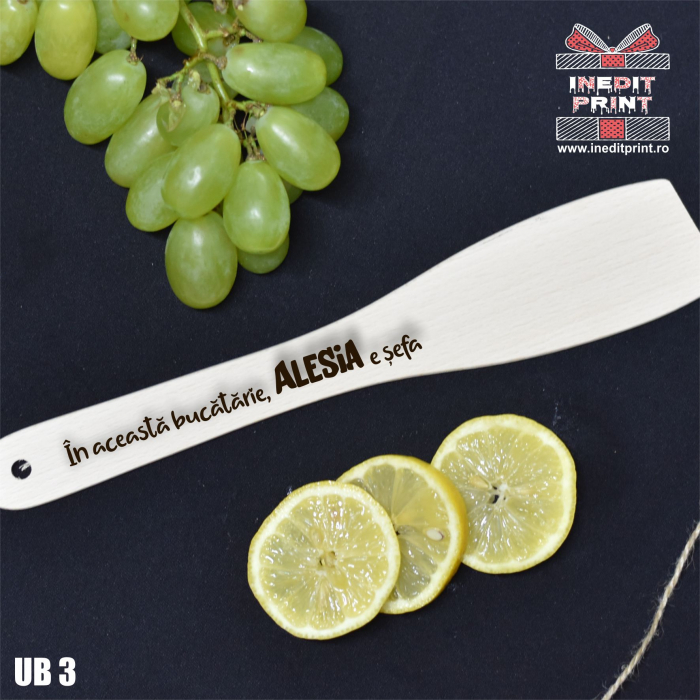 Spatulă dreaptă  personalizată  Șefa UB3 [2]