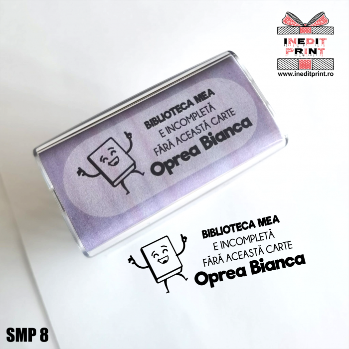Ștampilă personalizată Carte SMP8 Printer 20 [3]
