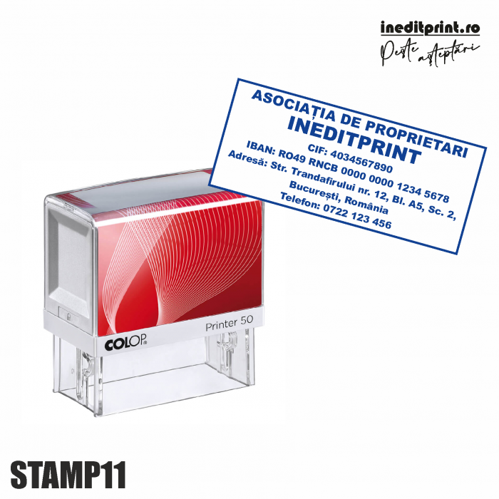 Stampila Printer STAMP11 - Asociatii de Proprietari [2]